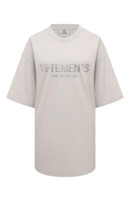 VETEMENTS: Хлопковая футболка 