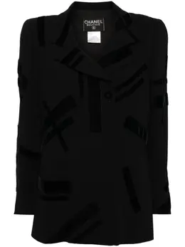 CHANEL Pre-Owned: Однобортный жакет 