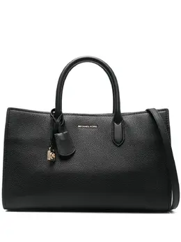 Michael Michael Kors: Чёрная сумка-шоппер 