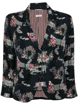 Thom Browne: Жакет с принтом 