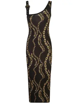 Versace Jeans Couture: Чёрное платье 