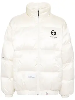AAPE BY *A BATHING APE®: Белая куртка 
