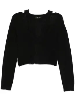 TWINSET: Чёрный кардиган 