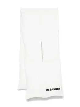 Jil Sander: Белый шарф 