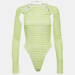 Jacquemus: Зелёный боди 