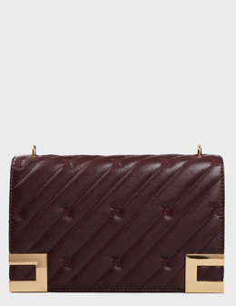 ELISABETTA FRANCHI: Бордовая сумка 