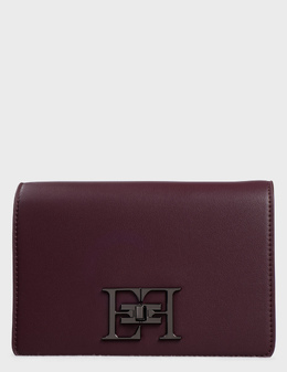 ELISABETTA FRANCHI: Бордовая сумка 