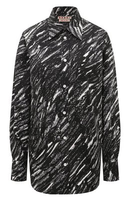 Marni: Хлопковая рубашка 