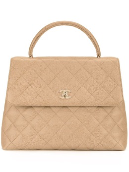 CHANEL Pre-Owned: Бежевая сумка на руку 