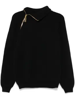 Moschino: Чёрный свитер 