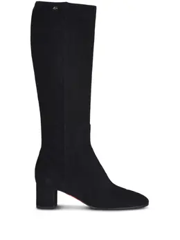 Santoni: Чёрные ботинки 