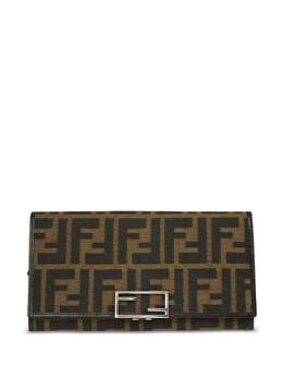 Fendi Pre-Owned: Чёрный кошелёк 