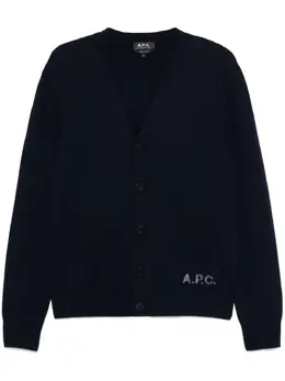 A.P.C.: Синий кардиган 