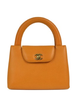 CHANEL Pre-Owned: Оранжевая сумка 