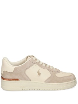 Polo Ralph Lauren: Белые кроссовки 