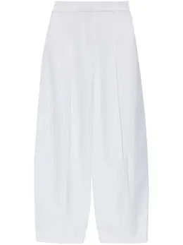 Jacquemus: Белые брюки 