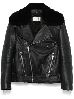 Saint Laurent: Кожаная куртка 