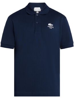 Lacoste: Синее поло 