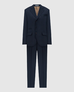 Brunello Cucinelli: Синий костюм 