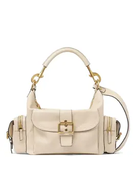 Chloé: Бежевая сумка-шоппер 