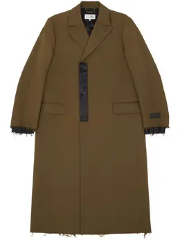 MM6 Maison Margiela: Однобортное пальто 