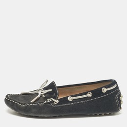 Tod's: Синие лоферы  Gommino