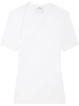 Courrèges: Белая футболка 