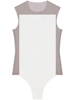 Courrèges: Коричневый боди 