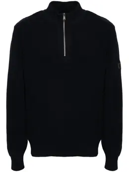 Barbour: Синий свитер 