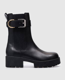 Givenchy: Чёрные ботинки  4G