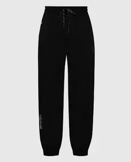 Moncler Grenoble: Чорні брюки 