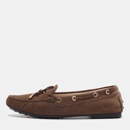Tod's: Коричневые лоферы  Gommino