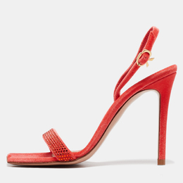 Gianvito Rossi: Оранжевые сандалии 