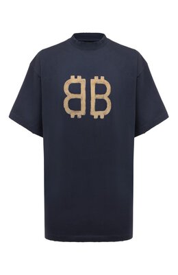 Balenciaga: Хлопковая футболка 