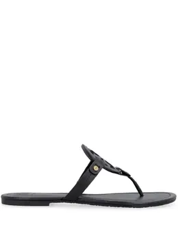 Tory Burch: Чёрные сандалии  Miller