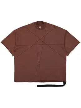 Rick Owens DRKSHDW: Коричневая футболка 