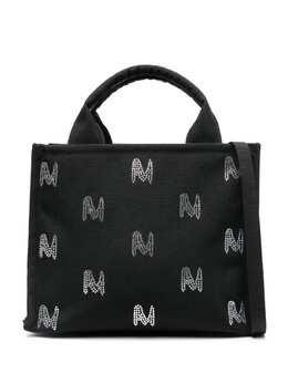 MSGM: Чёрная сумка-шоппер 