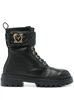 Love Moschino: Чёрные ботинки 