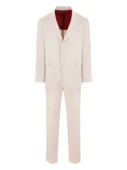 Brunello Cucinelli: Бежевый костюм 
