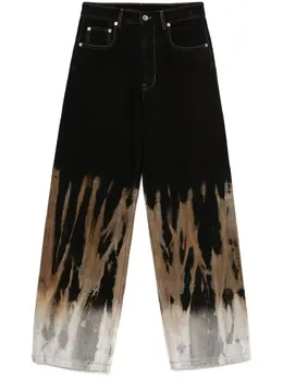 Rick Owens DRKSHDW: Чёрные джинсы 