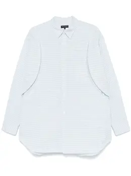Comme des Garçons Homme Plus: Рубашка в полоску 