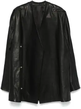 Rick Owens: Чёрное пальто 
