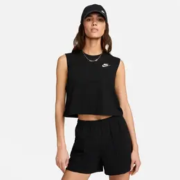 NIKE: Чёрный топ 