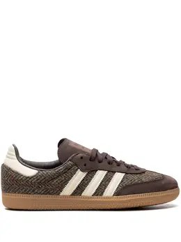 adidas: Коричневые кроссовки  Samba