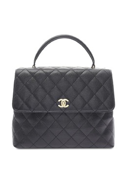 CHANEL Pre-Owned: Чёрная сумка 