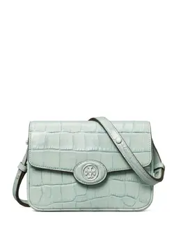 Tory Burch: Светлая сумка через плечо  Robinson