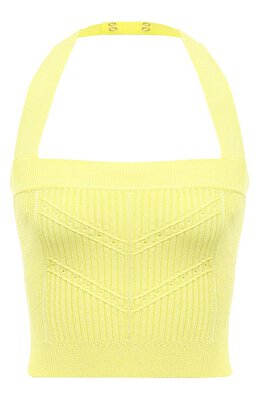 Balmain: Топ из вискозы 