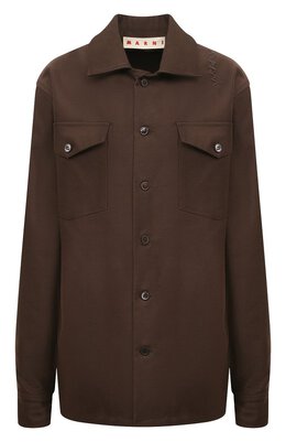 Marni: Атласная рубашка 
