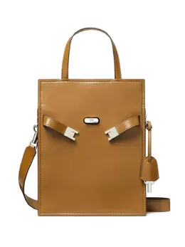 Tory Burch: Коричневая сумка-шоппер  Lee Radziwill