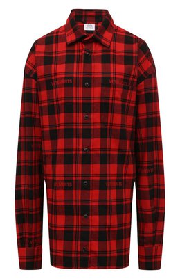 VETEMENTS: Хлопковая рубашка 